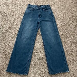 Fashion Nova Dark Blue Flare Jeans